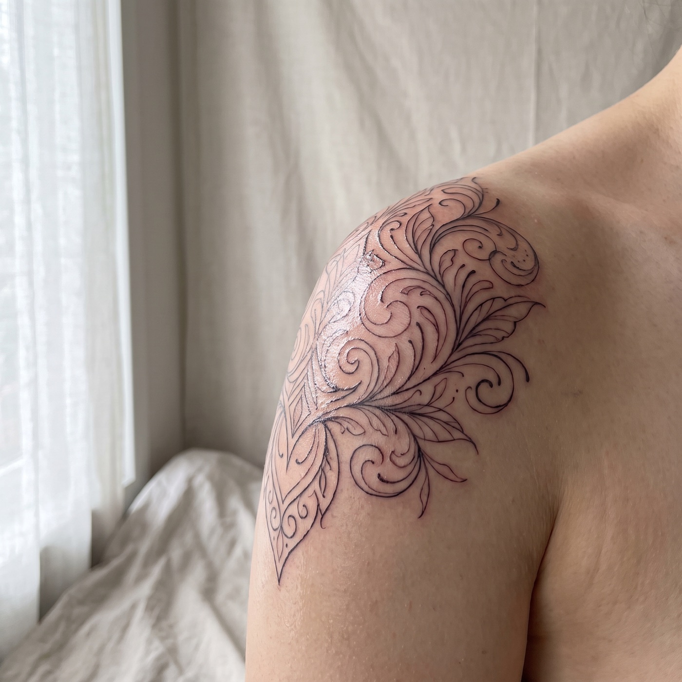 Tattoo work at San Tattoo Studio 叁刺青